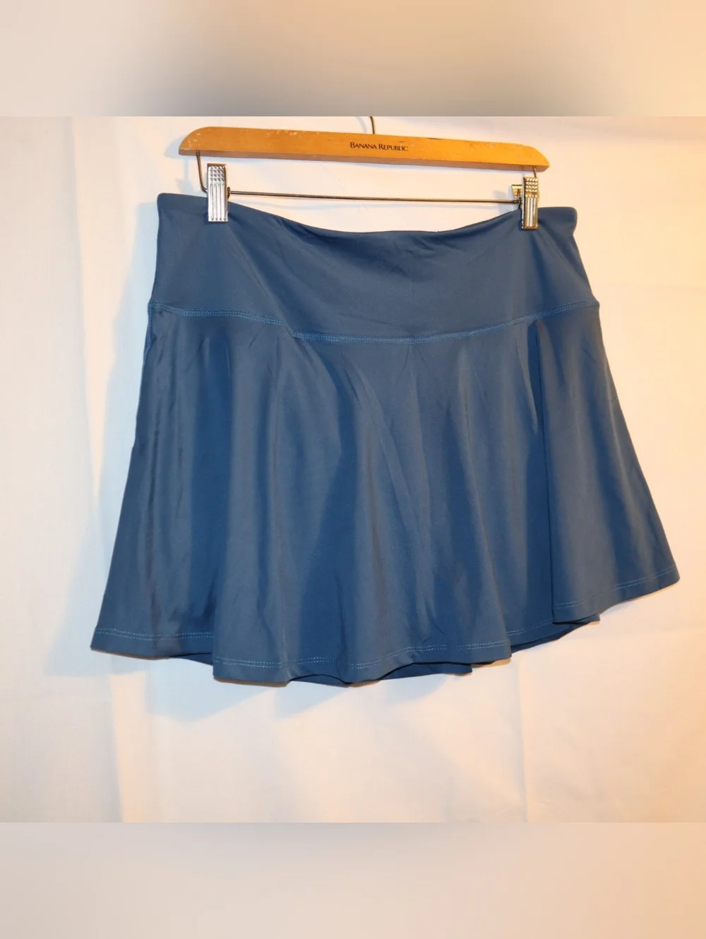 Women's Workout Dress High Waisted Casual Pleated Sporty Skirt Teal New With Tag